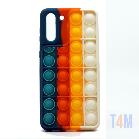 CAPA DE SILICONE POP-IT PARA SAMSUNG S21 PLUS